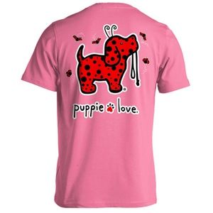 Puppie Love Rescue Dog Adult Unisex Cotton Tee